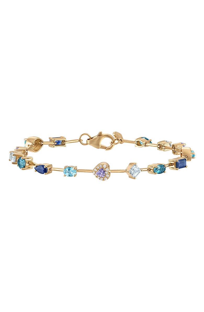 EDEN PRESLEY Mini Rock Candy Bracelet, Main, color, Blue