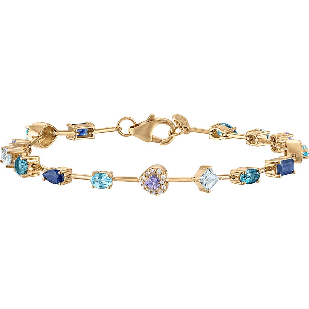 Eden Presley Mini Rock Candy Bracelet In Gold