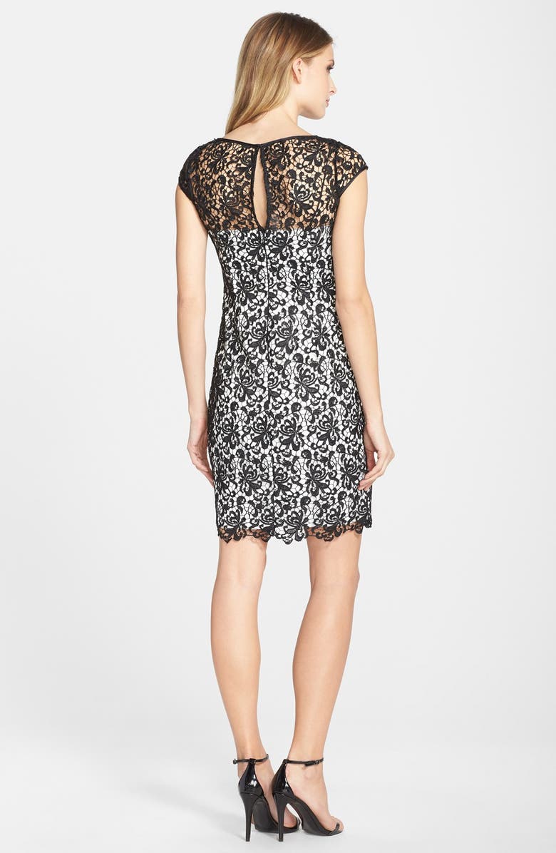 Adrianna Papell Lace Shift Dress, Alternate, color,