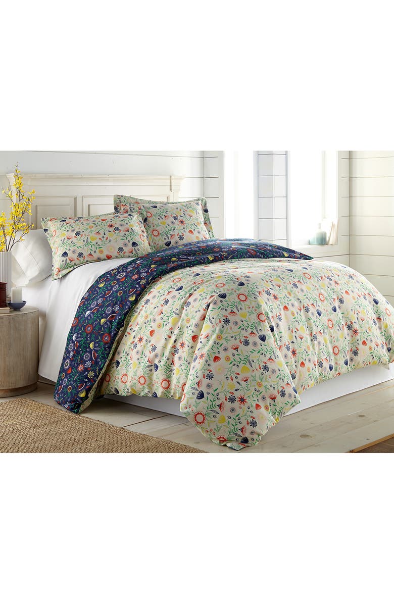 SOUTHSHORE FINE LINENS Luxury Premium Boho Collection Duvet Cover Set, Alternate, color, Blue