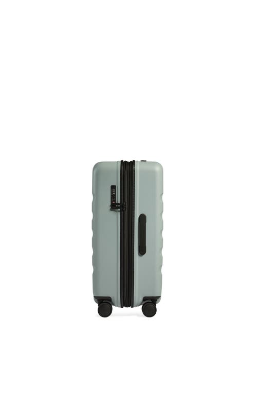 Antler Icon Stripe Medium Suitcase In Mist Blue