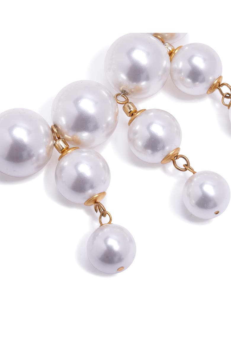 Carolina Herrera Imitation Pearl Necklace, Alternate, color, 