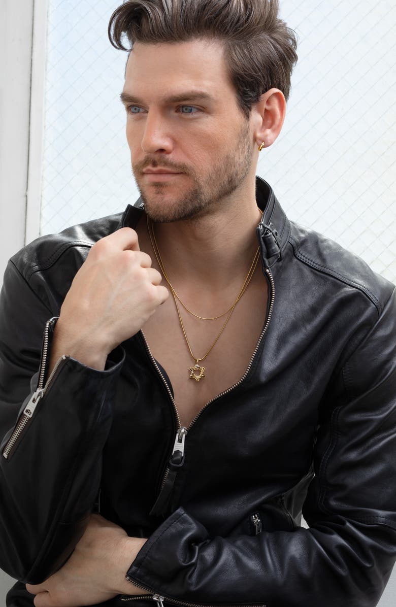 Bony Levy Men's 14k Gold Star Enhancer, Alternate, color, 14K Yellow Gold