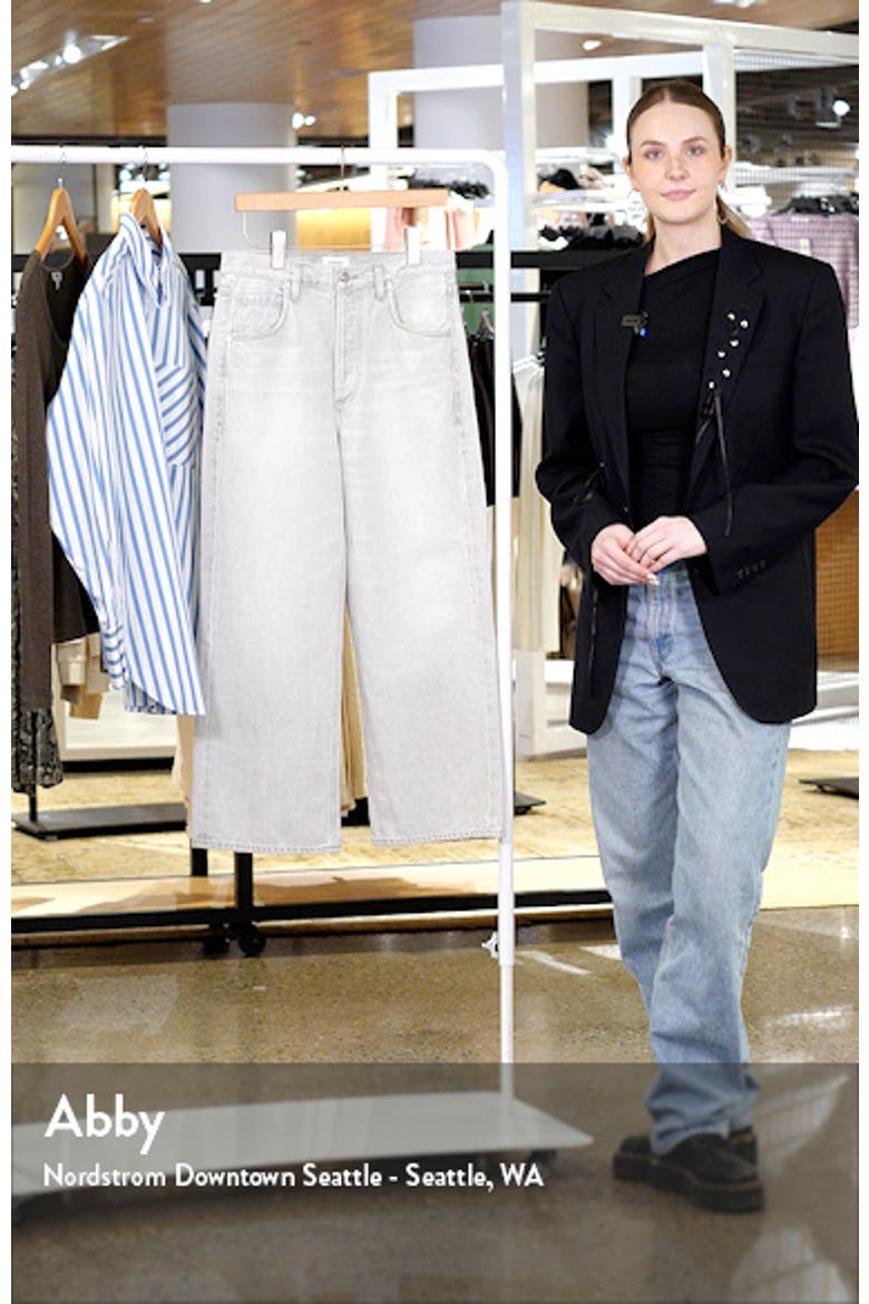 Gaucho High Waist Wide Leg Organic Cotton Jeans video