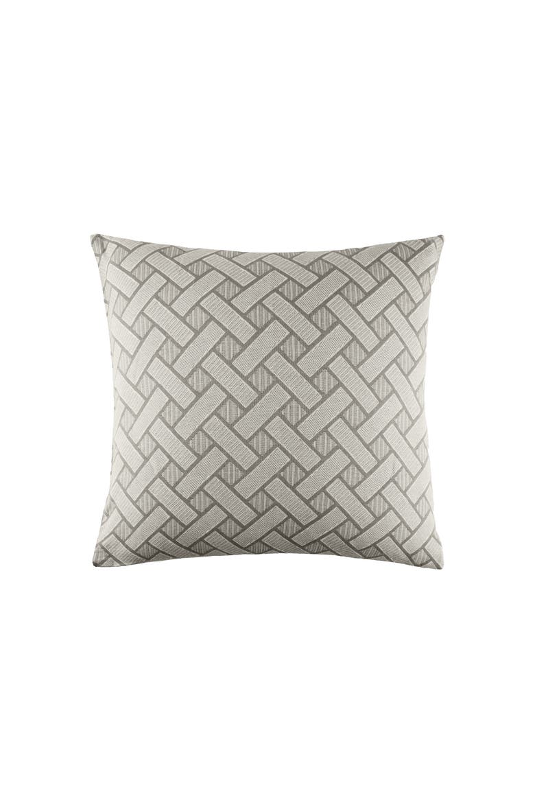 Leighton Shale 100% Cotton Euro Sham 26" x 26", Main, color, Gray