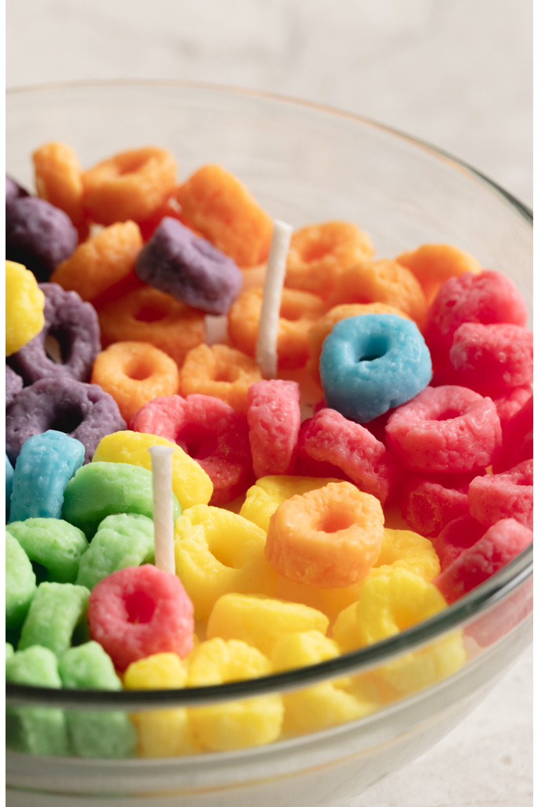 Fruit Loops Cereal Candle, Alternate, color, Candle Only