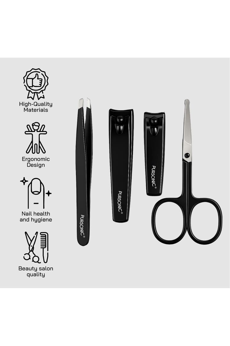 Salon Quality Manicure Tool Kit, Alternate, color, Silver