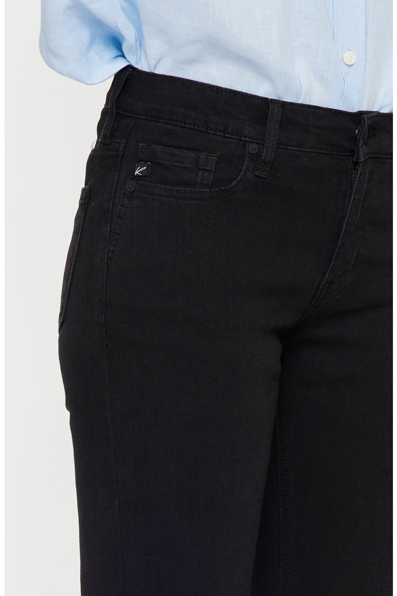Mai Mid Rise Y2K Bootcut Jeans, Alternate, color, Black