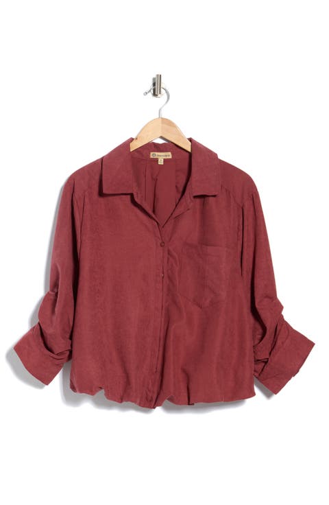 Bubble Hem Shirt