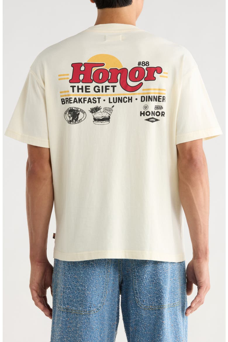 Honor Sign Cotton Graphic T-Shirt, Alternate, color, WHITE
