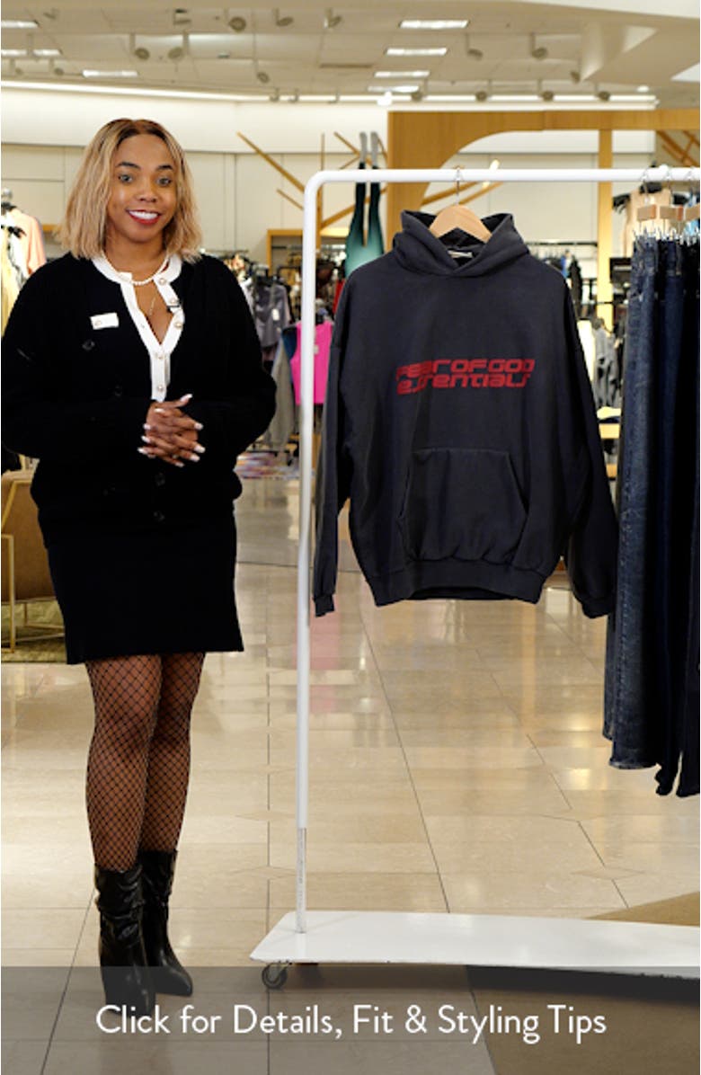 "90s Logo Graphic Hoodie, sales video thumbnail