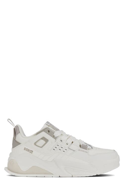 K-swiss Techna Trainer Hybrid Training Shoe In Sail Wht/taupe Gray