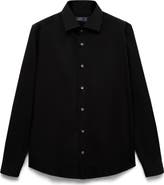 MANGO Regular Fit Cotton Oxford Cloth Button-Up Shirt