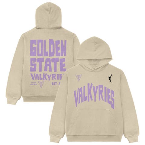 Unisex Playa Society  Oatmeal Golden State Valkyries Established Hoodie