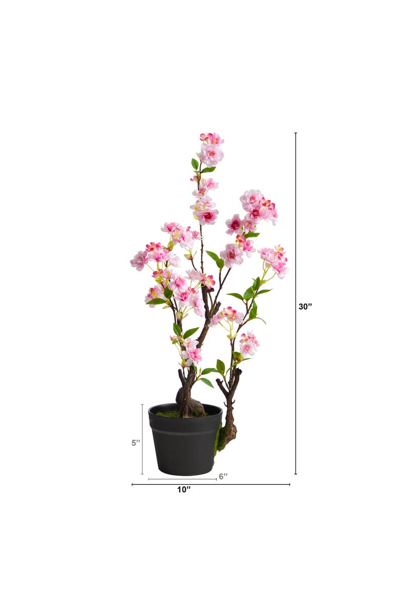 NEARLY NATURAL 2.5-ft Cherry Blossom Artificial Plant, Alternate, color, Pink