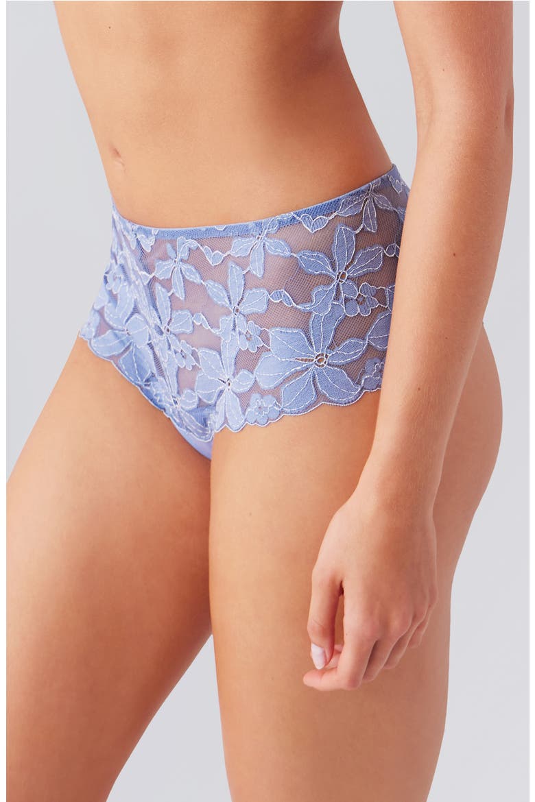 Feeling Famous Tanga, Alternate, color, COUNTRY BLUE