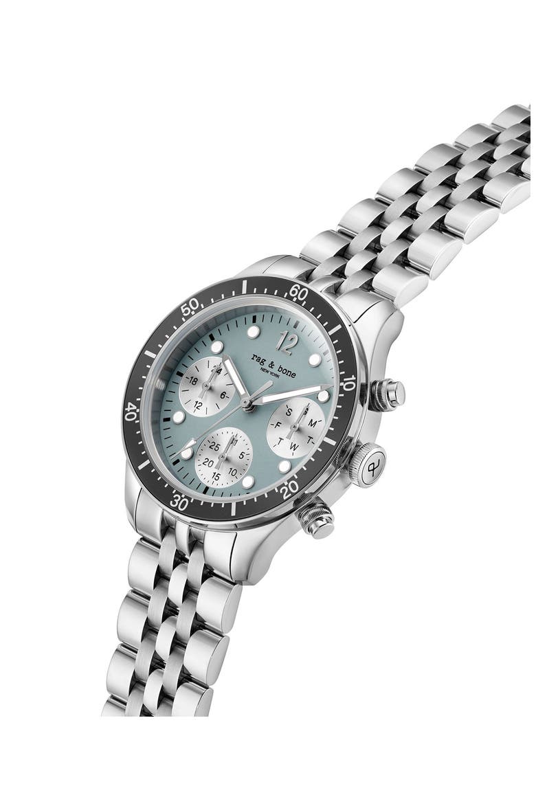 Greer Multifunction Bracelet Watch, 38mm, Alternate, color, SILVER-TONE