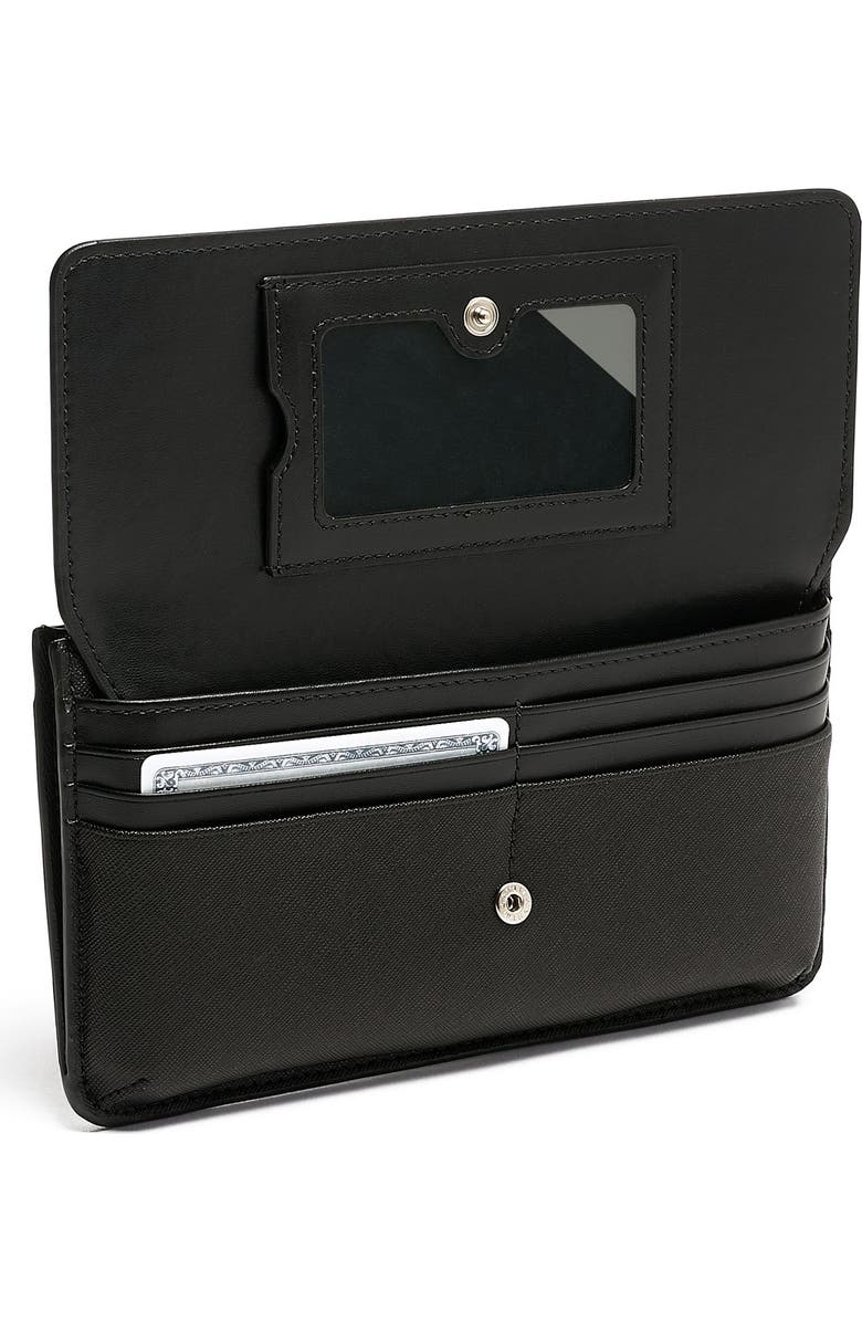 TUMI Leather Crossbody Wallet, Alternate, color,