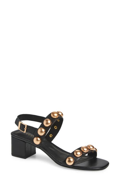 Cecelia New York Rally Slingback Sandal in Black Stud 