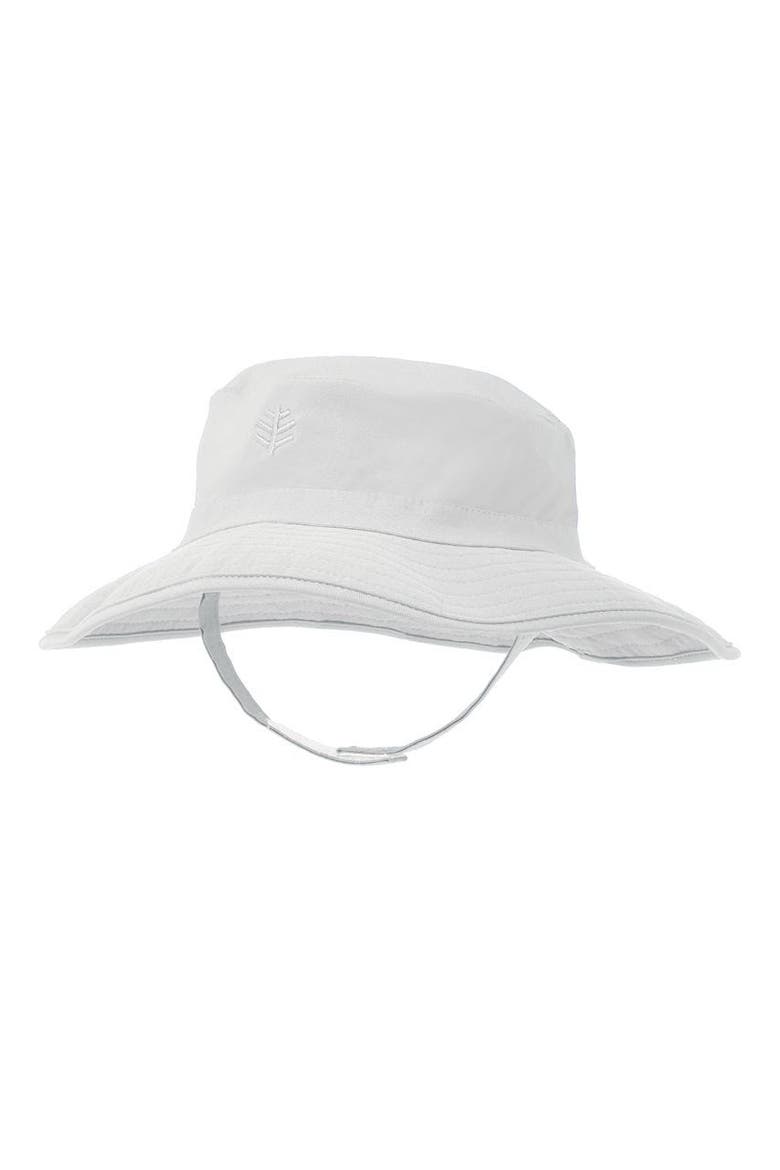 Baby's Splashy Bucket Hat, UPF 50+ Sun Protection, Main, color, White
