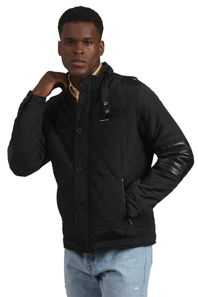 Men's Belmont Quilted Jacket, Alternate, color, Black