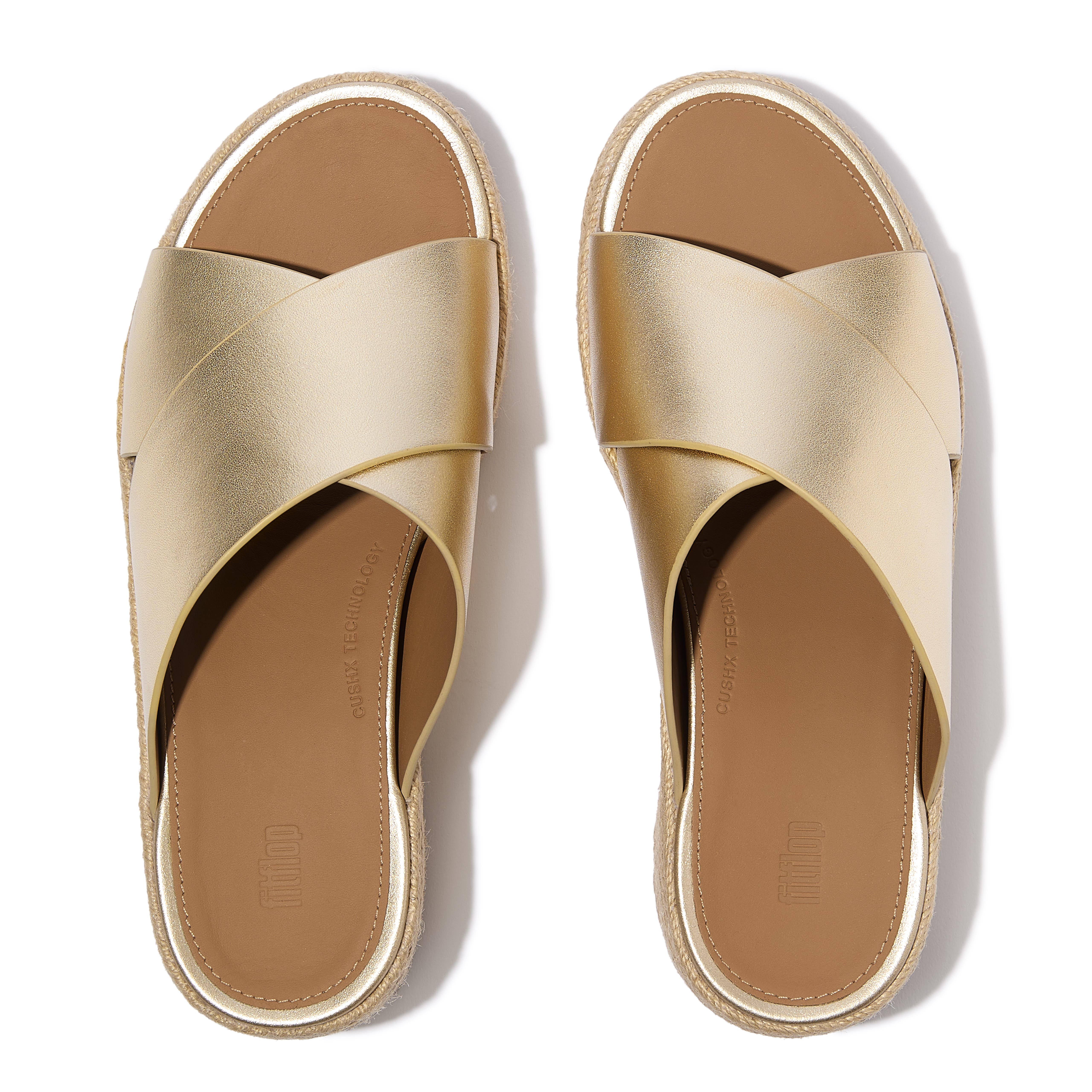 Platfforms Espadrille Slides, Alternate, color, Platino