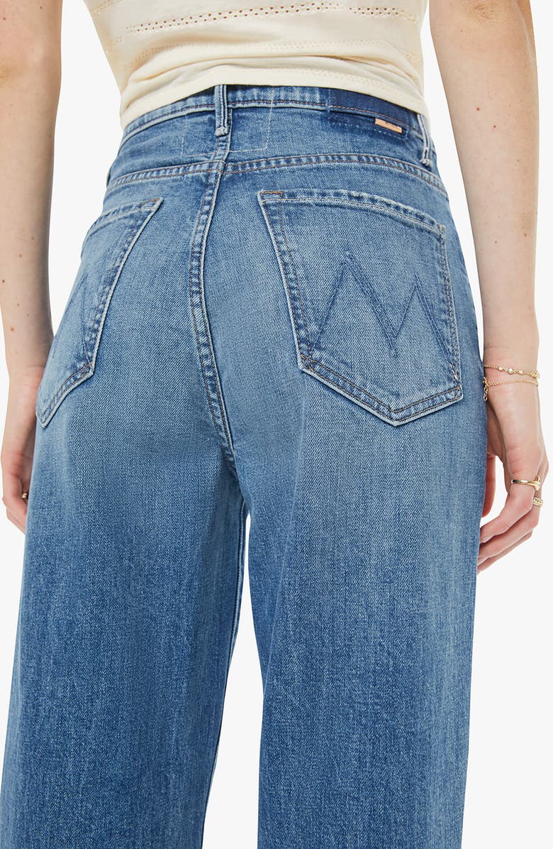 MOTHER Tunnel Vision Sneak High Waist Relaxed Straight Leg Jeans, Alternate, color, Girls Just Want To Have Sun