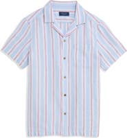 vineyard vines Sparkler Stripe Textured Camp Shirt
