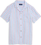 vineyard vines Sparkler Stripe Textured Camp Shirt