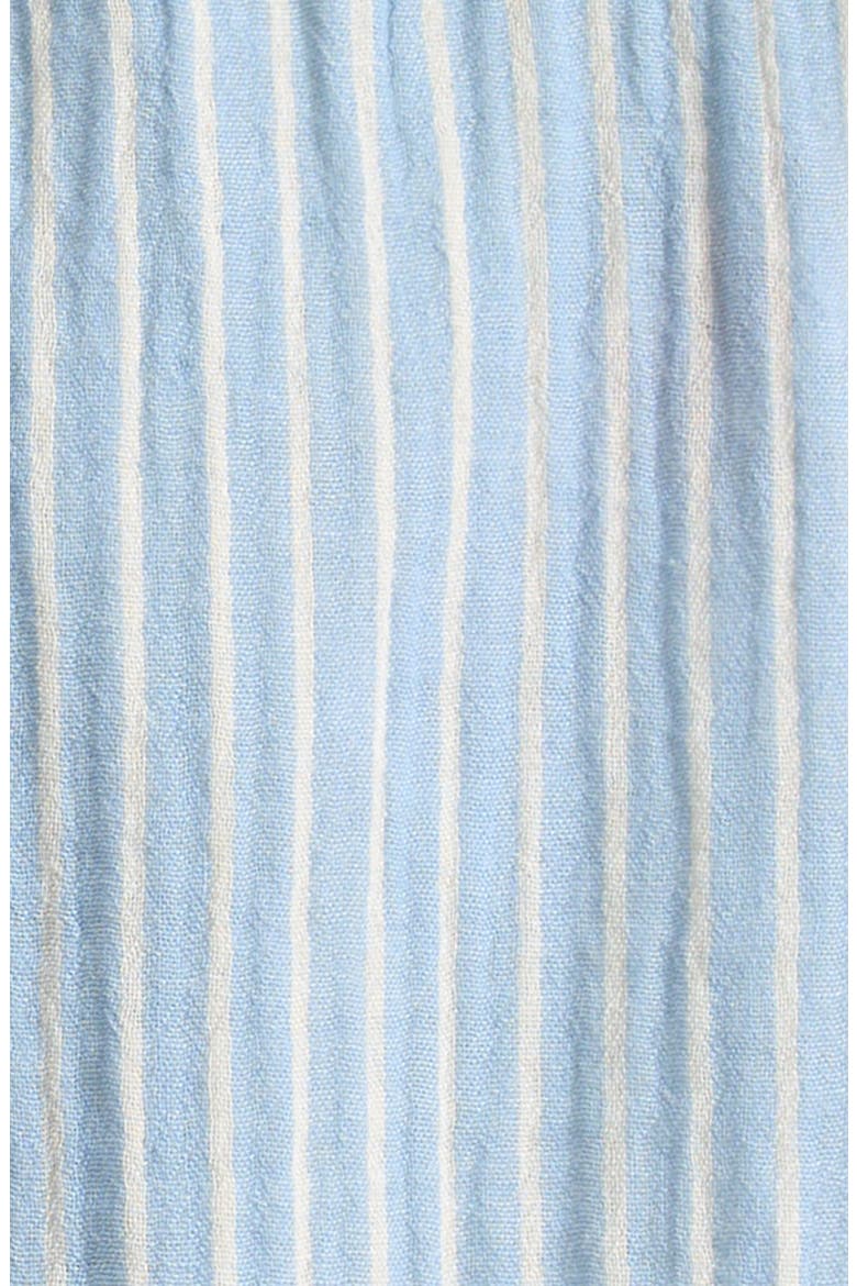 Stripe Double Cloth Drawstring Pants, Alternate, color, LIGHT BLUE STRIPE