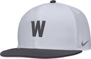 Nike Men's Nike White Washington State Cougars On-Field Baseball Performance Fitted Hat