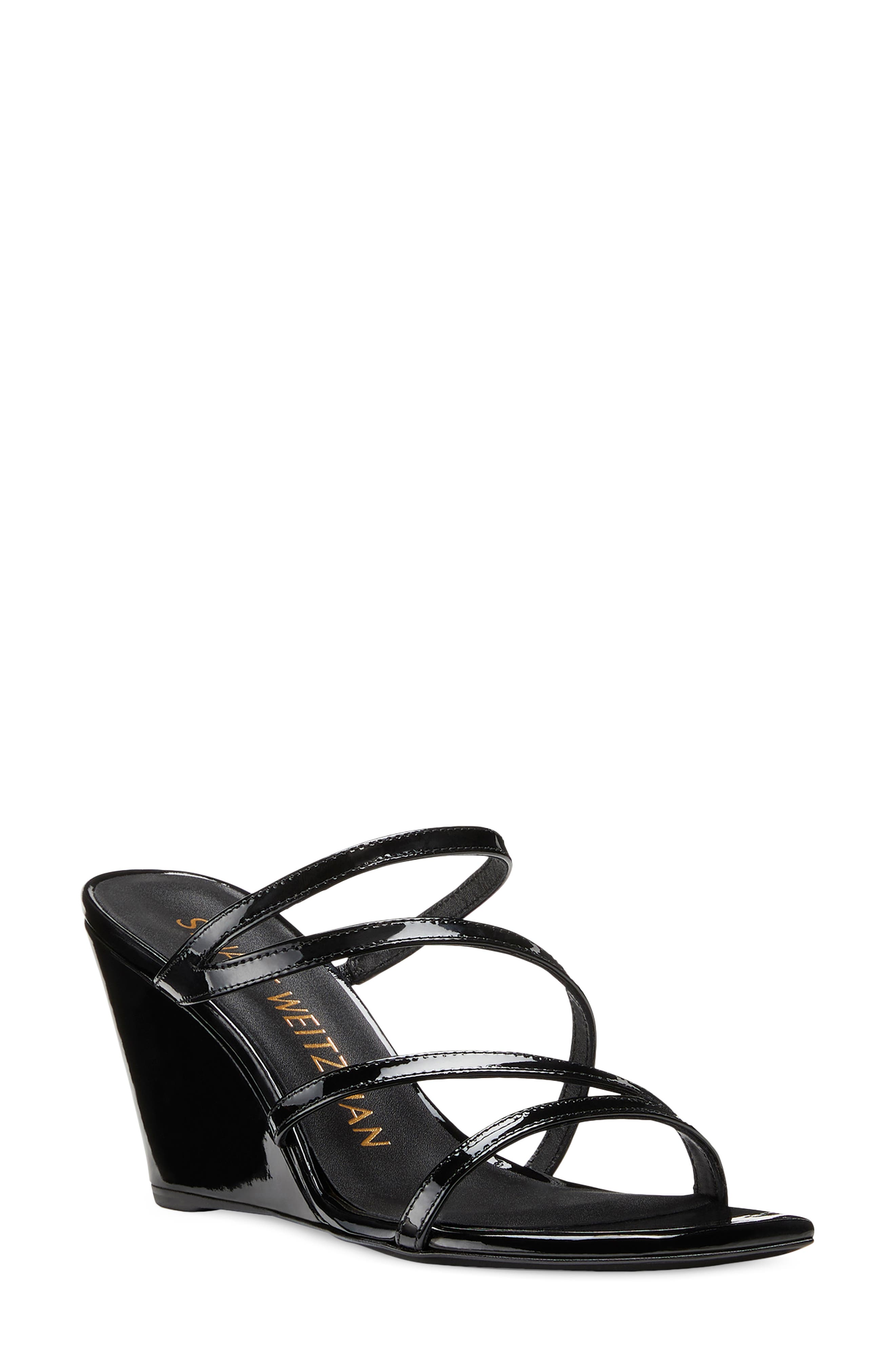 Stuart Weitzman Strapeze 85 Wedge Sandal, Main, color, 