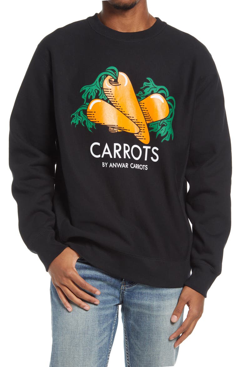 Graphic Sweatshirt, Main, color, BLACK