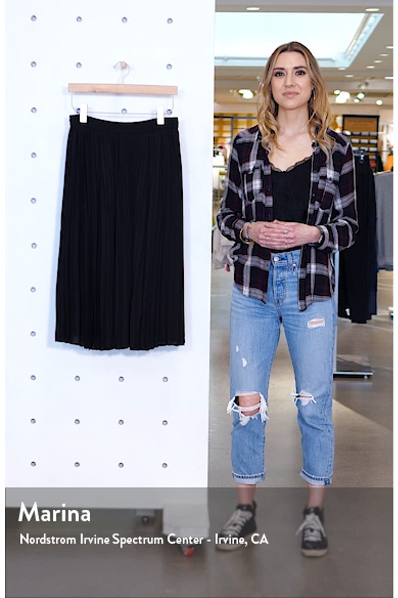 Pleated Chiffon Skirt video