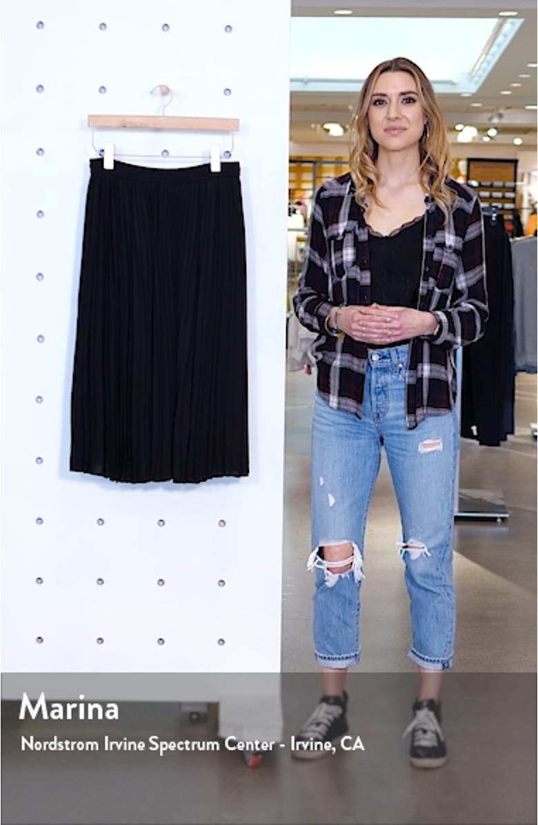 Pleated Chiffon Skirt, sales video thumbnail
