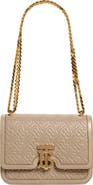 Burberry Small TB Monogram Quilted Lambskin Bag