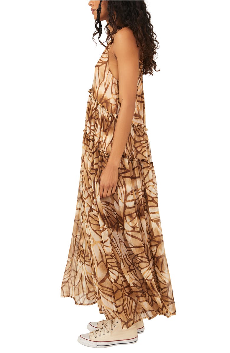 Free People Julianna Floral Maxi Dress, Alternate, color, 