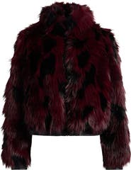 KARL LAGERFELD PARIS Shag Faux Fur Bomber