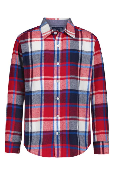 Kids' Long Sleeve Flannel Shirt