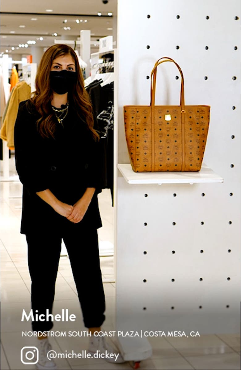 Medium Toni Visetos Coated Canvas Shopper, sales video thumbnail