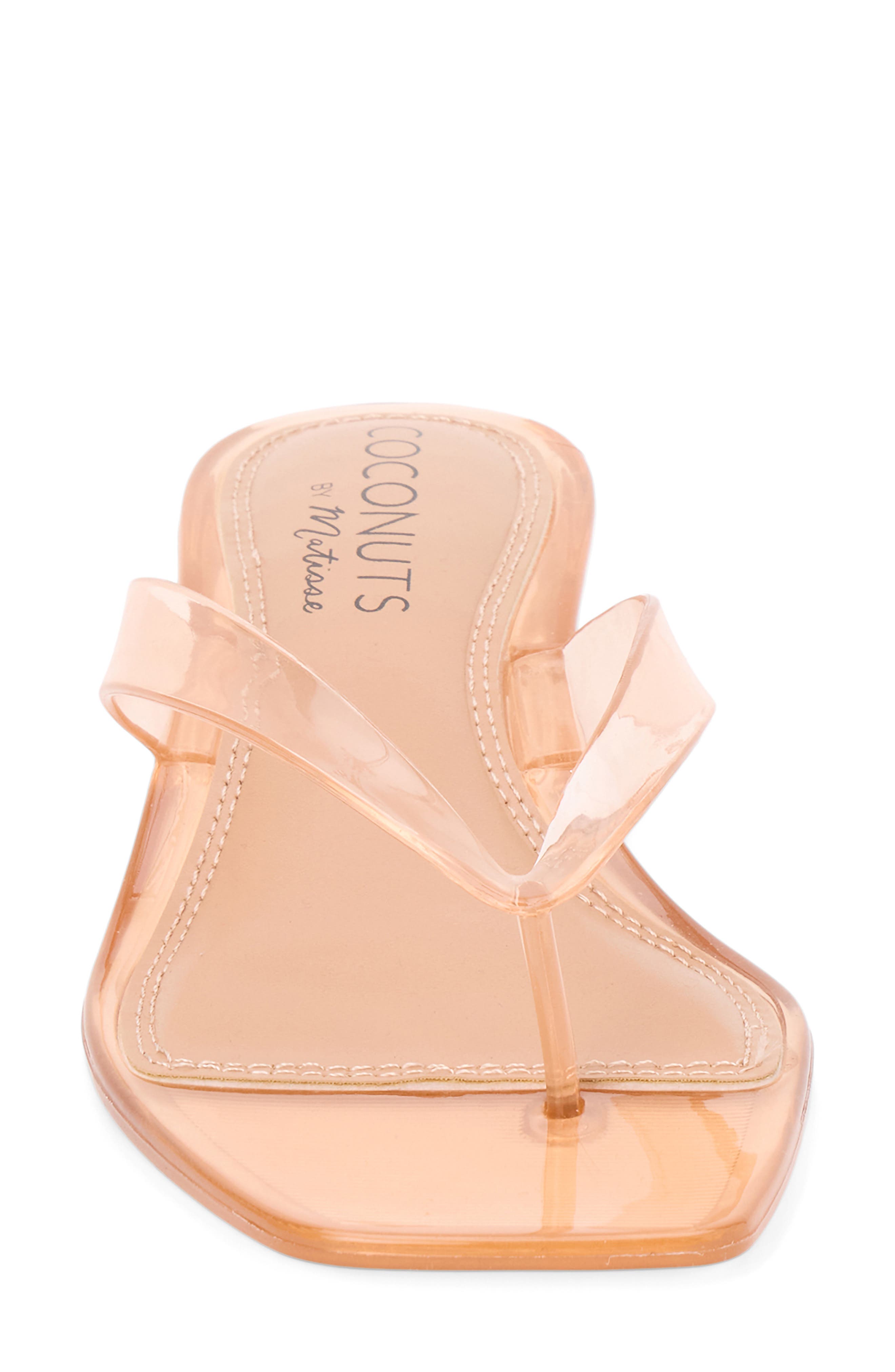 Margo Kitten Heel Flip Flop, Alternate, color, NATURAL