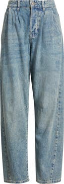 Free People Heartland High Waist Baggy Jeans