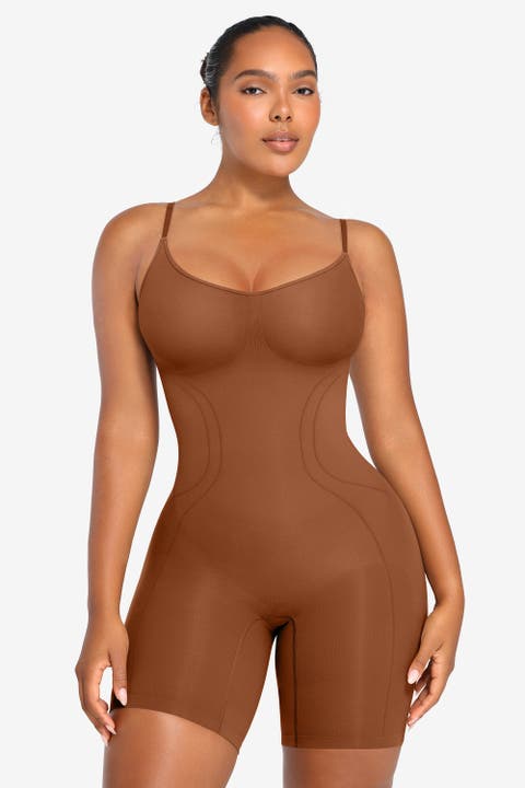 Seamless Mid-Thigh Full Shaping Bodysuit