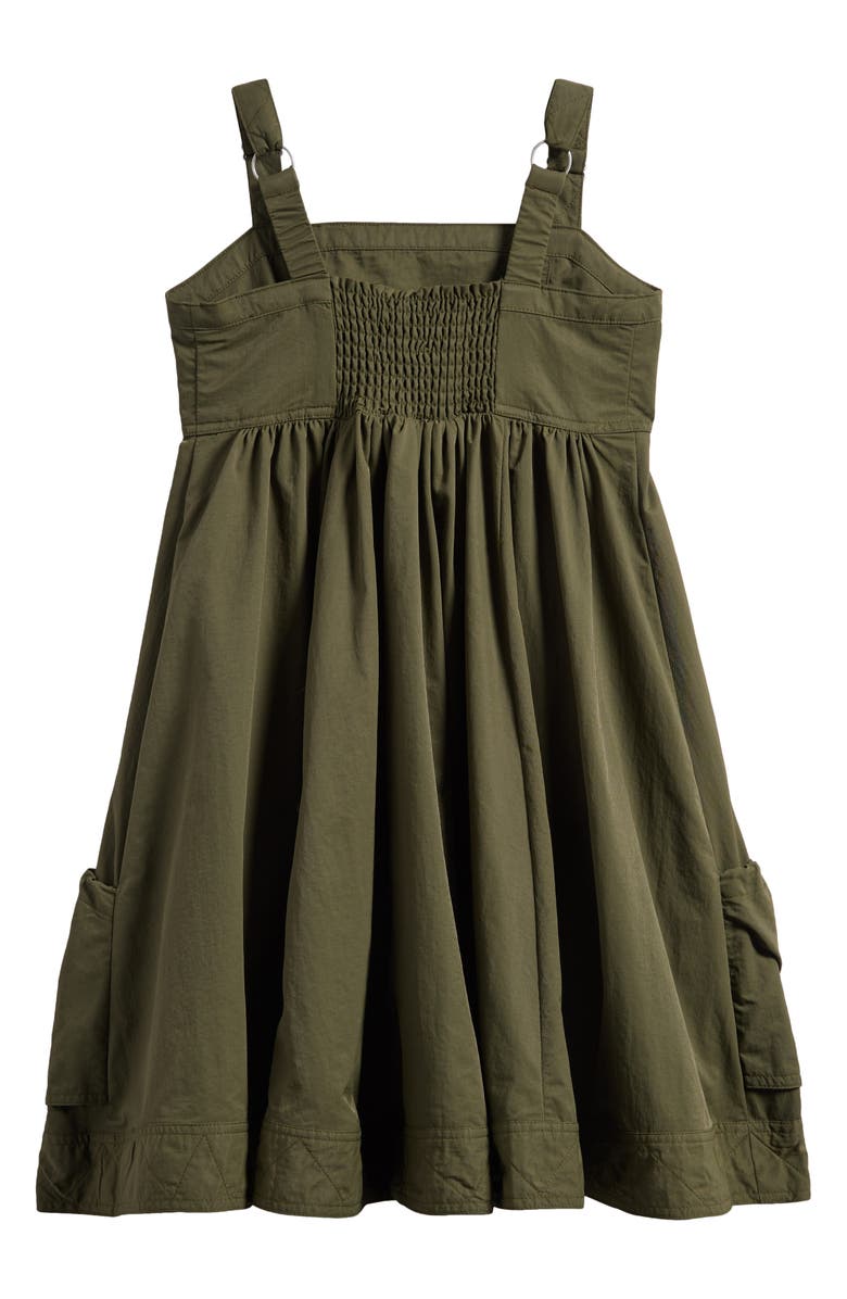 Tractr Kids' Pinafore Pocket Dress, Alternate, color,