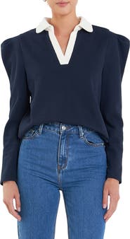 English Factory Polo Sweatshirt