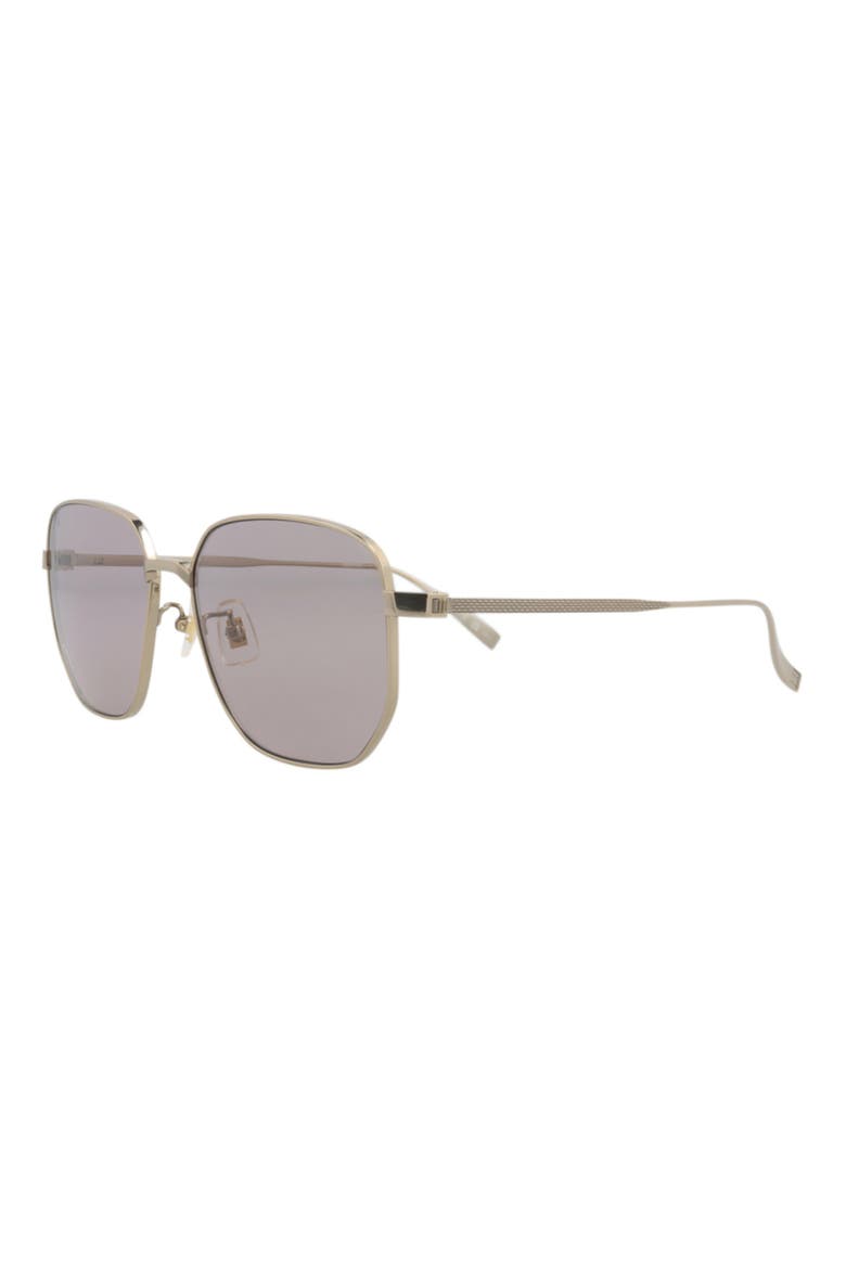59mm Square Sunglasses, Alternate, color, GOLD GOLD VIOLET