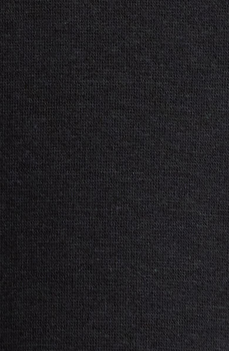 Eileen Fisher Crewneck Terry Tunic Top, Alternate, color, Black