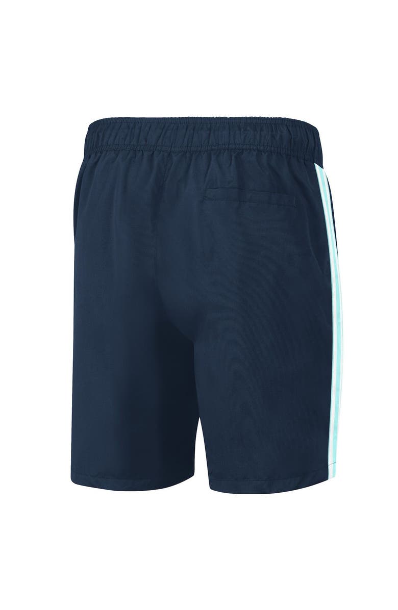 G-III SPORTS BY CARL BANKS Men's G-III Sports by Carl Banks Deep Sea Blue Seattle Kraken Sand Beach Swim Shorts, Alternate, color, 