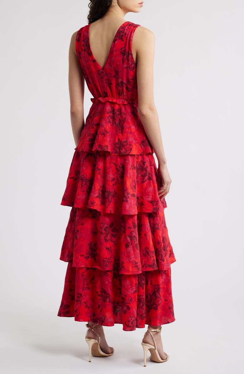 Floral Tiered Maxi Dress