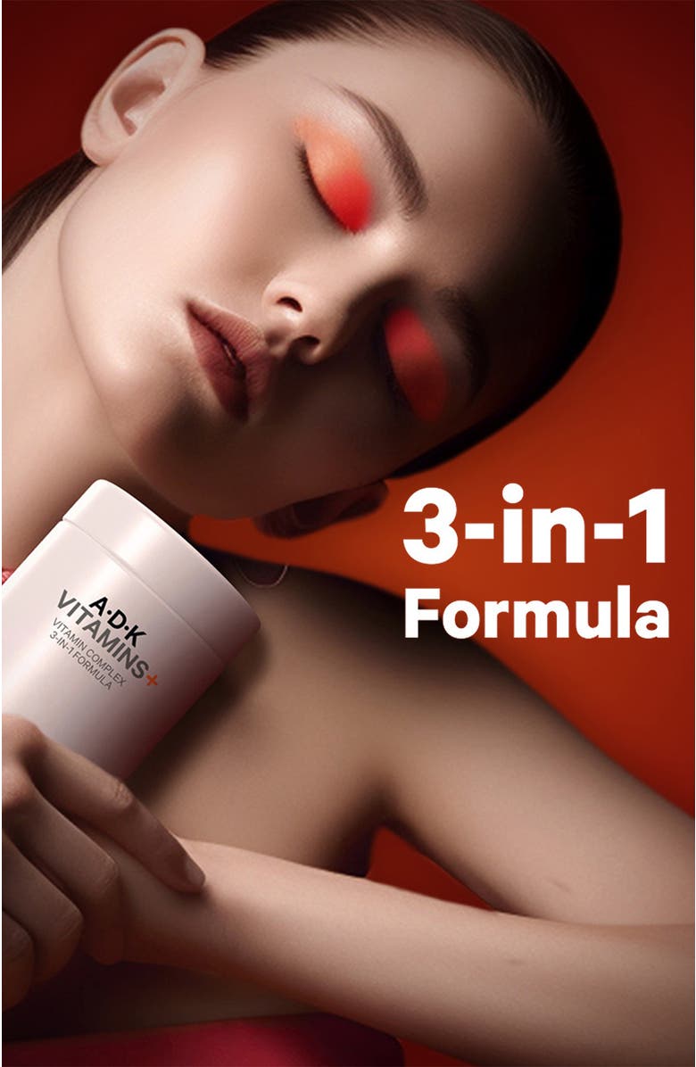 Codeage ADK Vitamins, Vitamin A, D3 5000 IU & K Supplement, Alternate, color, White